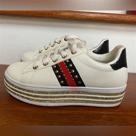 gucci buckle heels replica|gucci look alike sneakers.